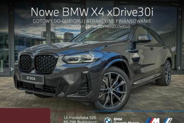 NOWY BMW x4, Serwis na 5 lat, gwarancja 3 lata, FV23%, Mpakiet, 30i xD